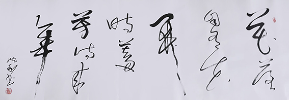 沈利作品《花落自有花开时 蓄芳待来年》